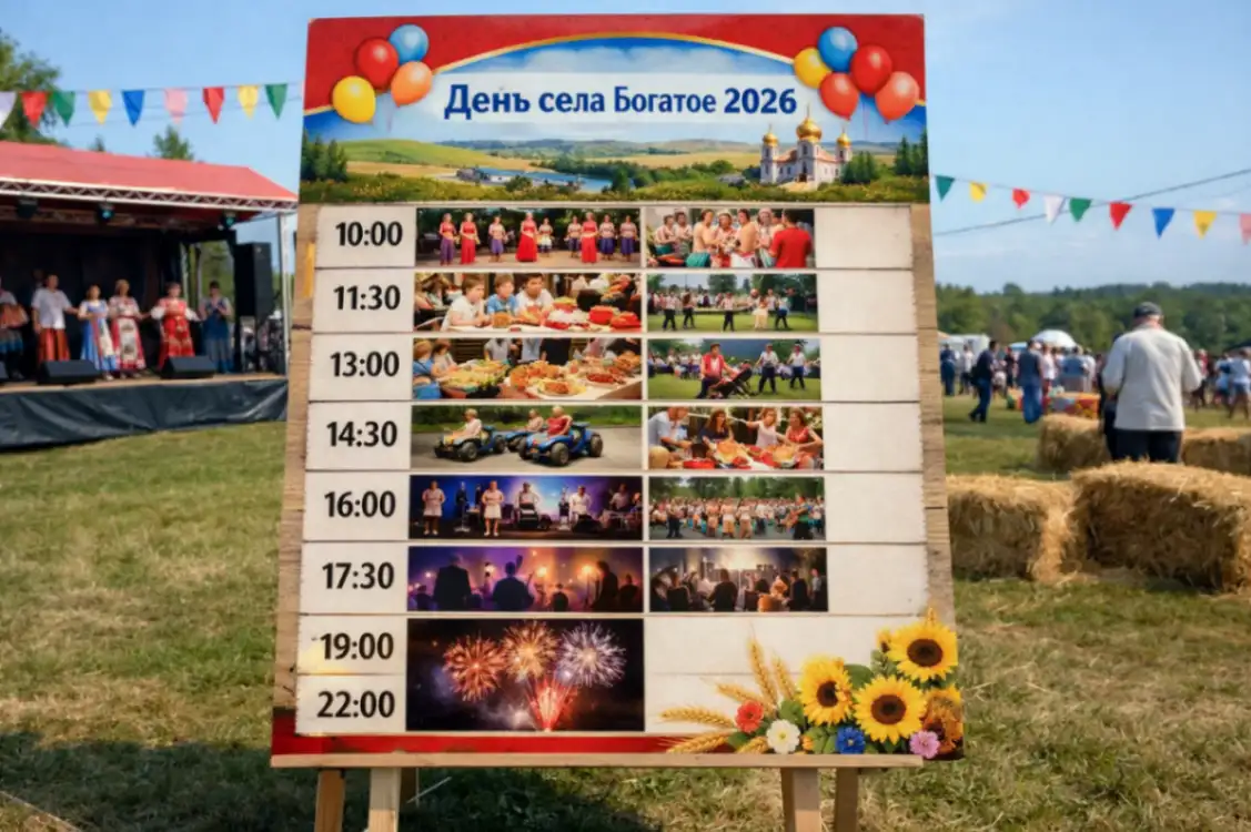 День села Богатое 2026: программа мероприятий