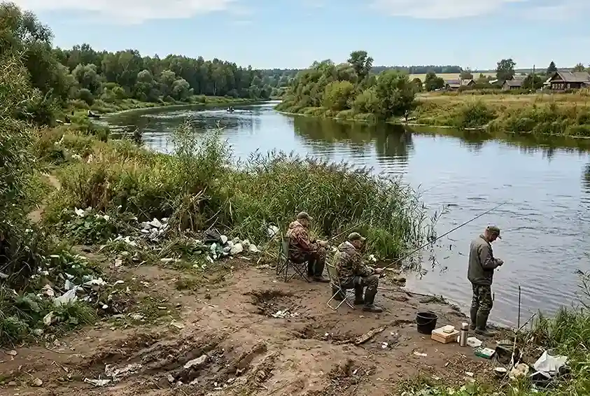 Экология реки Самары возле Богатого: состояние берегов, рыбалка и проблемы