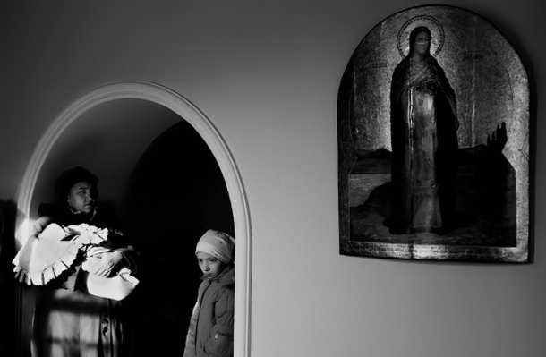 Прихожане храма села Богатое Самарской области